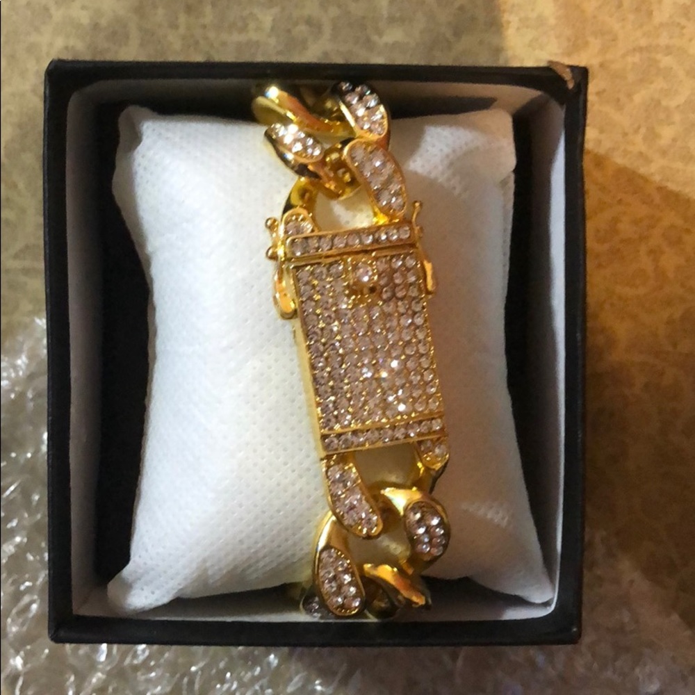 24k Gold Plated Cuban Link Bracelet